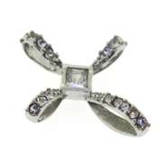 Lot of 4 Sterling Silver Cross Pendants