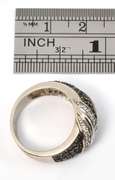 Stylish Black and White Diamond Ring