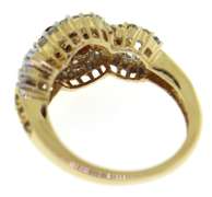 Handsome IR Red Diamond & White Diamond Ring