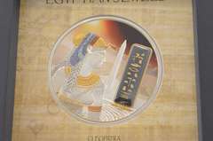 2012 Fiji 50 Dollars Egyptian Jewels Cleopatra 2 Oz Silver Proof - Box