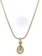 Charming 14kt YG Mabe Pearl Necklace