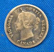 Semi Key 1874-H 5c Canada