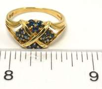 Inviting Sapphire Ring in 14KT Yellow Gold
