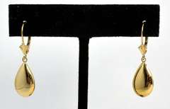 14KT Tear Drop Earrings