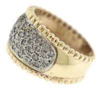 Fantastic Pave Diamond Dome Ring
