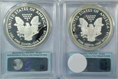 Two 2011-W Deep Cameo FIRST STRIKE Eagles PCGS PR69DCAM