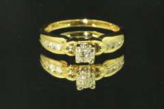 Princess Cut Diamond Ring in 14k