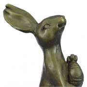 Mini Easter Bunny Bronze Sculpture