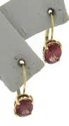 Beautiful Oval Rhoddalite Lever Back Earrings
