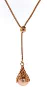 Elegant Pearl Adjustable Lariat Necklace
