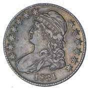 1831 Capped Bust Half Dollar - Circulated