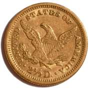 1878 Liberty US Gold Quarter Eagle