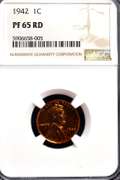 1942 1 C Proof 65R NGC