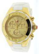 Michele White Tahitian Jelly Bean Watch