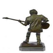 Rick James Guitar Player Bronze Sculpture