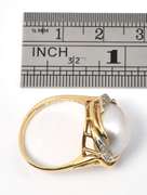 Lustrous Mobe Pearl Ring