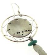 Vintage Sterling Silver Drop Earrings