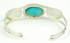Colorful Mosaic Opal Sterling Silver Cuff