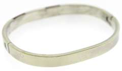 Red Jasper Inlat Hingled Bangle Bracelet