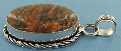 Silver and Natural Stone