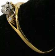 Elegant Diamond Ring in 14KT Yellow Gold