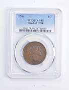 XF40 1794 Liberty Cap Large Cent - Head Of 1974 - Graded PCGS