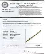 Gorgeous Emerald & Diamond Bracelet in Vermeil