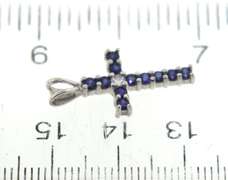 Lot of 4 Sterling Silver Cross Pendants