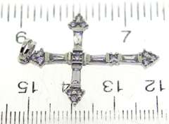 Lot of 4 Sterling Silver Cross Pendants