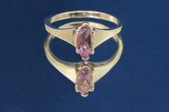 Handsome Natural Amethyst in Sterling Ring