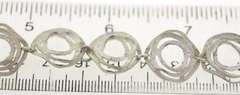Sterling Silver Open Circle Link Bracelet
