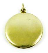 Vintage Engraved Gold Filled Round Locket