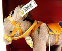 1988 Steiff Museum Collection Mohair Donkey, Mint in Box
