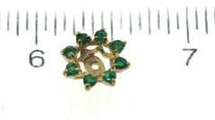 Fancy Emerald Yellow Gold Earrings Jackets