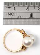 Mikimoto Double Pearl Ring