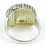 Big Domed Sterling Journey Ring, Size 8.5