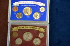 Old coin lot 2  sets of old us coins with some silver