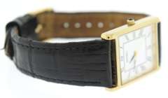 Seiko Tank Rectangle Gold Plated Quartz Watch