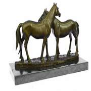 Horses in Love Bronze Sculpture