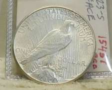 1923-S Peace Dollar almost Uncirculated