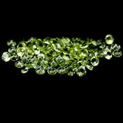 Brilliant 5.38ct set of matched diamond cut Peridot
