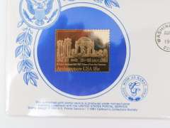4 Famous Buildings 1981 1st Day Covers/23K Stamps