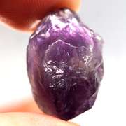 Large 30.84ct untreated uncut Amethyst