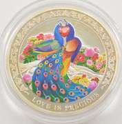2015 Niue $2 - Love Is Precious - 1 Oz Silver Coin - Box