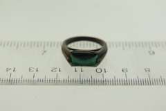 Sterling Silver Oval Shaped Aquamarine Ring