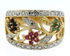 Charming Sterling Silver Set of Gemstone Jewelry