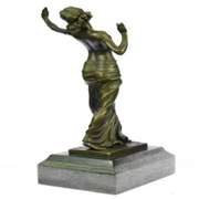 Theatre Movie Actress Bronze Figurine