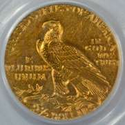 Great 1925-D US $2.50 Indian Gold Piece, PCGS AU55