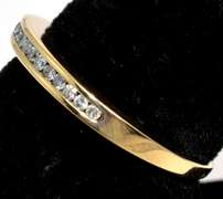 Diamond Band Ring in 14KT Yellow Gold