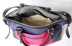 Coach Color Block Legacy Molly Satchel Purse